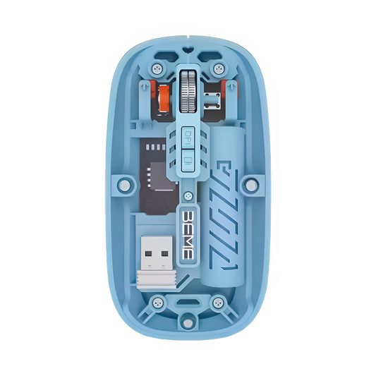 BEME Explorer Mouse 2 Transparent Dual-Mode Wireless Mouse (2.4G + BT 5.2)